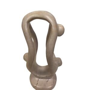 Soapstone Sculpture from Kenya‎ Helping Hands 5.5"T x 3"W